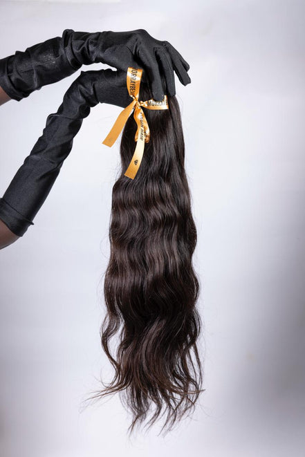 Raw single drawn wavy