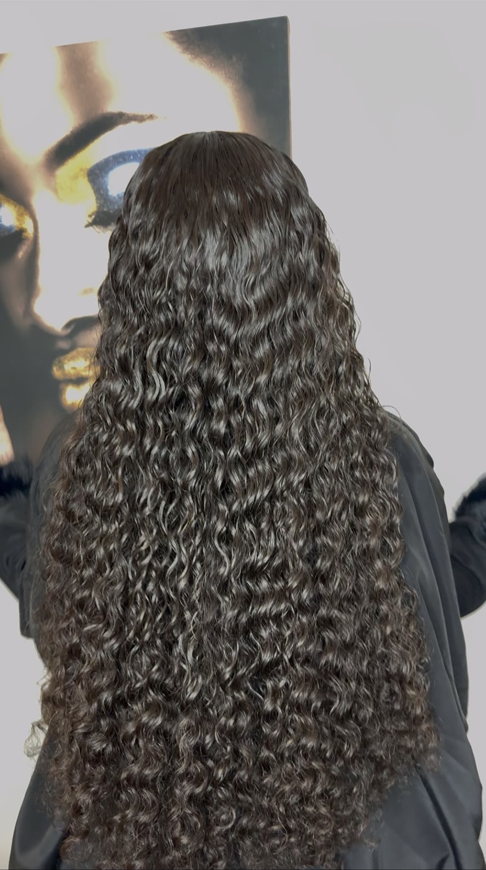 Tissage kinky curly mèches bouclées naturelles pour pose ouverte